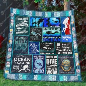 I Work Well Under Pressure Quilt Blanket No96  Quilt